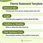theme statement of the lottery